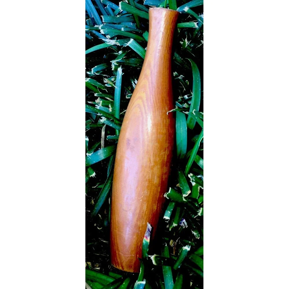 Vintage Small Mid Century Modern Bud Vase Signed by Artist 6